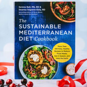 The Sustainable Mediterranean Diet Cookbook Flat Lay